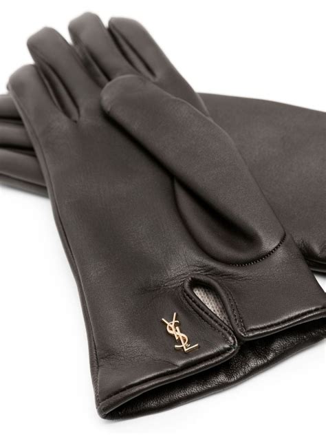 ysl gloves leather|CASSANDRE gloves in leather .